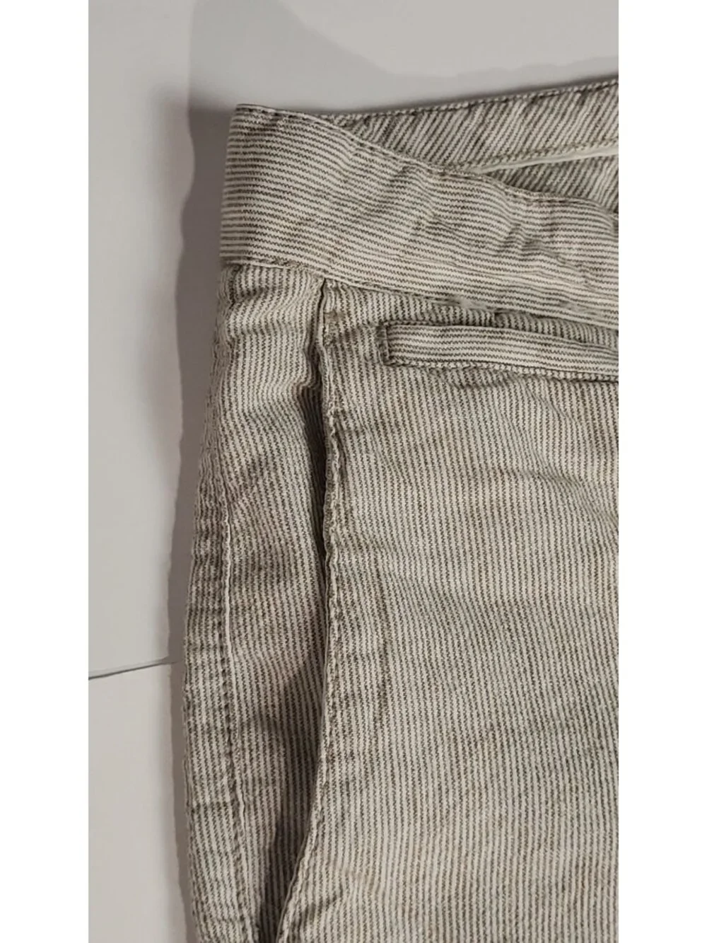 Banana Republic Mens Linen-Blend Casual Preppy Beach Summer Neutral Shorts 36